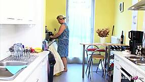 Curvy German Wife Seduces Shy Handyman for Rough Sex