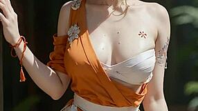 3D аниме азиатские студенты шокированы огромным сюрпризом