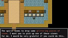 yuka scatters yokai shards while masturbating big tits