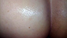 Black chubby guy fucking white bear in intense gay sex part 1