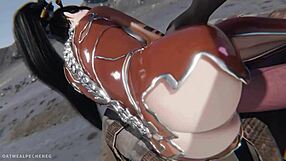 Eve from Stellar Blade Fucked Hard by Huge Dick in Loop