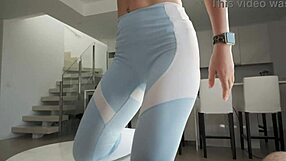 Decided to suck stepbrother's big cock, ride cowgirl, cum in mouth while home alone 😈