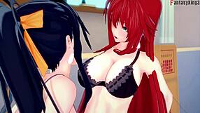Watch the Full 1hr Movie of HS DxD NTR Madness 3 Trailer on Sheer Fantasyking3 for See-Through Anime Fantasy