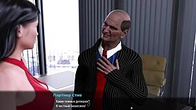 Whore Endures Double Penetration in Game