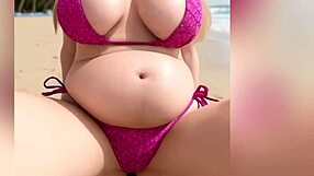 Wow! Pregnant Stepdaughter Flaunts Sexy Bikini to Horny Stepdad with Dirty Talk!