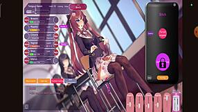 training the bitch in public outdoor hentai game with pussy exposed