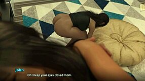 Frankie shows her erotic ass in 3D anime hentai scene with tits