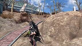 i explore fallout 4 with katsu in the commonwealth, a blonde cartoon anime hentai adventure