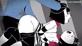 Mime și Dash de la Derpixon în acțiune hentai 4K