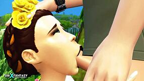 Hot Sex in Nature with Your Beloved: Doggystyle and Bent Over in 3D Animation?