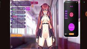 training the bitch in public outdoor hentai game with pussy exposed