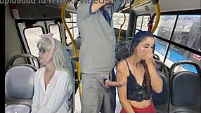 Worker exposes himself and gropes women on public bus