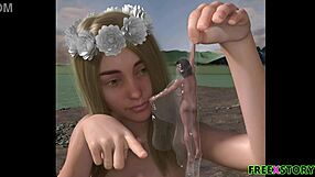 أوبرلوبس نيمفة نهر فوطا عملاقة تهيمن في كوميكس شميل ثلاثي الأبعاد