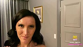 Risque Halloween Blowjob by Wife in Homemade Gay Couple Video