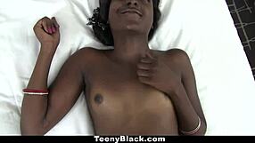 Raven Uneek loves white cock in bold interracial action