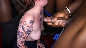 British Teen Ruined by BBC Gangbang