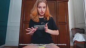 Beautiful amateur teen gets fucked on her creaky bed