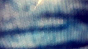 Hey, check my curvy ass in transparent leggings at the grocery store!