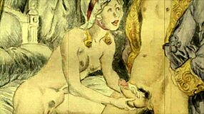 vintage erotic drawings bring old-school charm to life