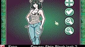 i play deuce strip blackjack 2, ripping clothes in erotic striptease