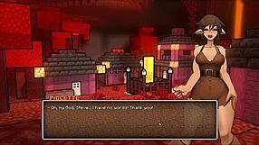 Hornycraft Parody Hentai Game Pornplay EP 48 PUBLIC CREAMPIE In The Crowd.