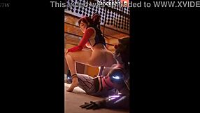 मैं हॉट ओवरवॉच फुटा एक्शन इन ऐनिमे से ऑब्सेस्ड हूं