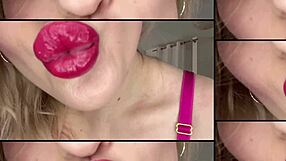 Secret lips obsession with huge goddess in lingerie 😍