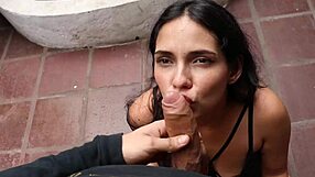 did that innocent employee get seduced and fucked by her boss in the patio?