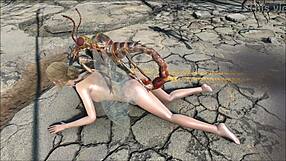 i explore fallout 4 with katsu in the commonwealth, a blonde cartoon anime hentai adventure