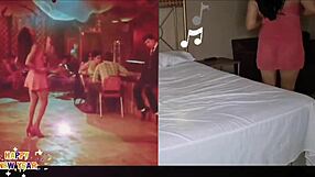 Latinka v cosplayu jebe v rit partnerja na novoletni zabavi