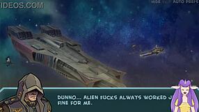 Star Chanel Battles In Space With Brunette Princess