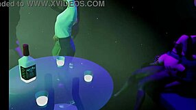 lusful student gets wild at club in 3d animation. what’s her next move?