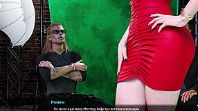 Whore Endures Double Penetration in Game