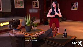 3D cartoon of a fashion entrepreneur who enjoys giving oral sex