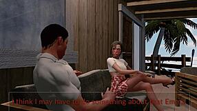 Jack and Emma receive spanking in paradise hentai