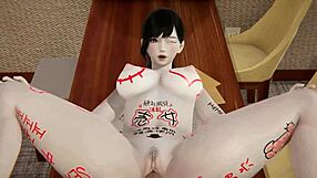 another cute babe in 3d cartoon anime