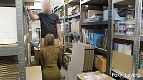 i cheated on my husband with a warehouse worker, he fucked me hard 😈