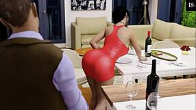 Anna takes deepthroat on desk