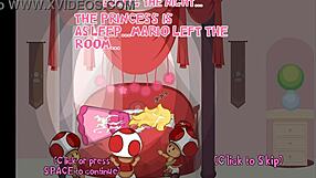 A peek into the life of Peach in a Hentai game called Mario