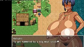 tanned girl natsuki gets rough anal and pussy creampie on public beach