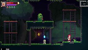 スカーレット・メイデンの実況プレイ パート2 横スクロのローグライク2階層ボスまで攻略開始！