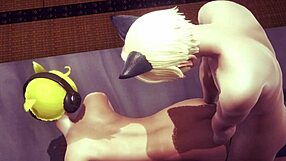 Sissy crossdresser gets creampied in gay Yaoi femboy game