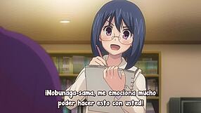 Nobunaga-Sensei No Osanazuma Sucking Big Tits In Hentai Anime