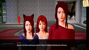 OMG! My New Family 260 s divokou hentai akcí a velkými prsy milfek