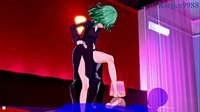 tatsumaki and fubuki fuck old man in one-punch man hentai