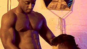 Black hunk dominates white ass with monster cock