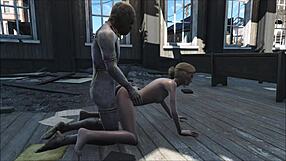 i explore fallout 4 with katsu in the commonwealth, a blonde cartoon anime hentai adventure