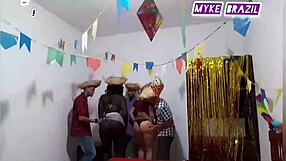 Festival Orgy Features Anal Sex with Fernanda Chocolate and Nicole Romanoff