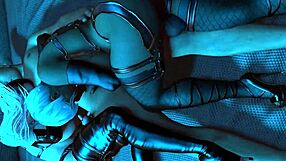 Hey, check this out, a guy spooning two ladyboys while they give him a wild hentai blowjob!