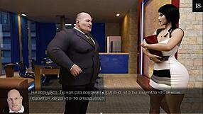 Anna takes deepthroat on desk